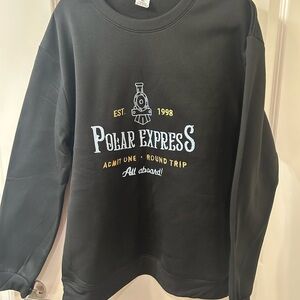 Polar Express Black Sweater